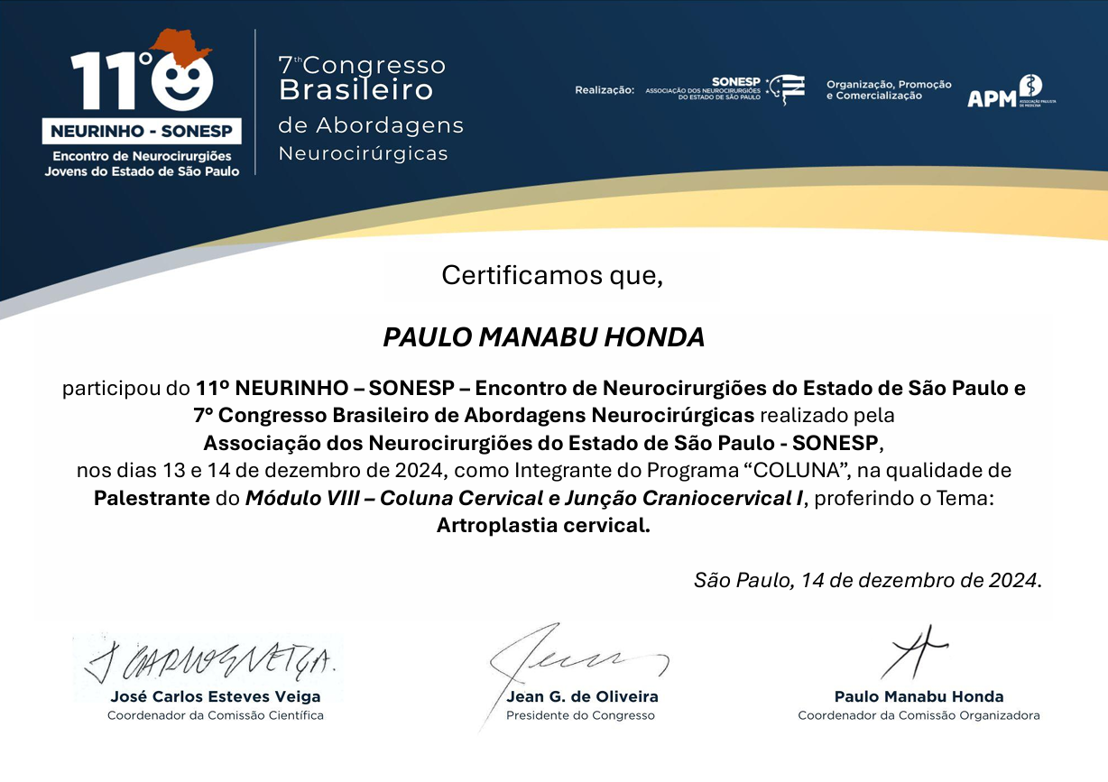 Neurocirurgião pós-graduado